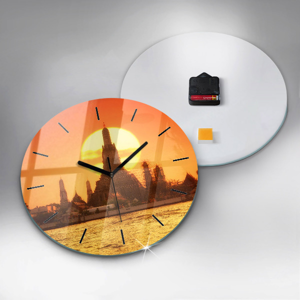 Kerek fali üvegóra Wat Arun Bangkok Thaiföld