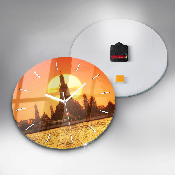 Kerek fali üvegóra Wat Arun Bangkok Thaiföld