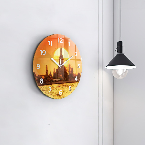 Kerek fali üvegóra Wat Arun Bangkok Thaiföld