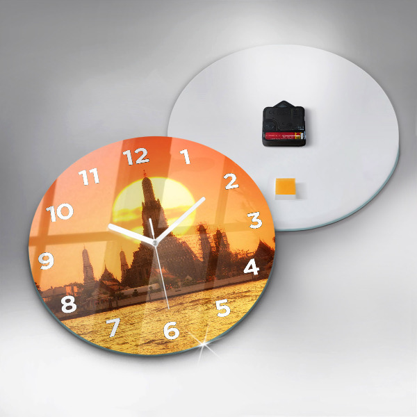 Kerek fali üvegóra Wat Arun Bangkok Thaiföld