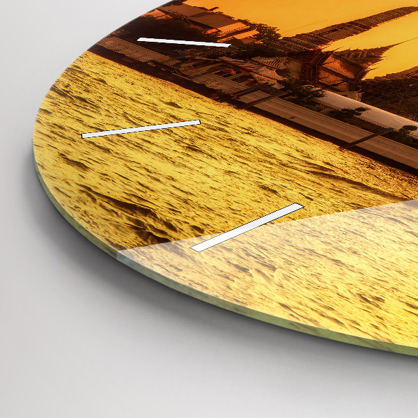 Kerek fali üvegóra Wat Arun Bangkok Thaiföld