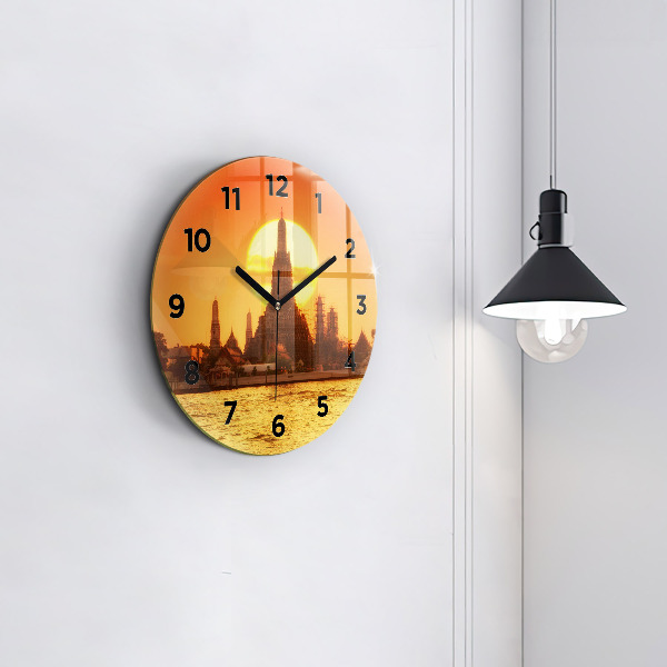 Kerek fali üvegóra Wat Arun Bangkok Thaiföld