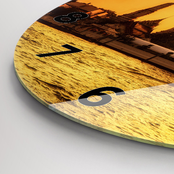 Kerek fali üvegóra Wat Arun Bangkok Thaiföld