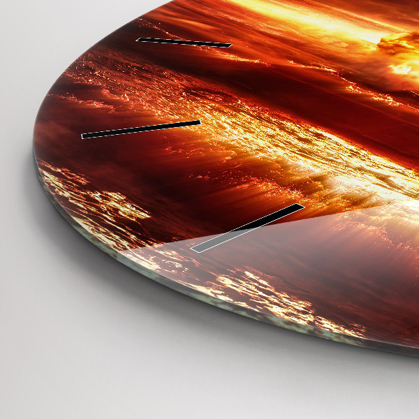 Kerek fali üvegóra Atombomba robbanás