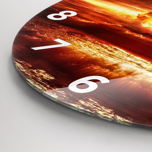 Kerek fali üvegóra Atombomba robbanás