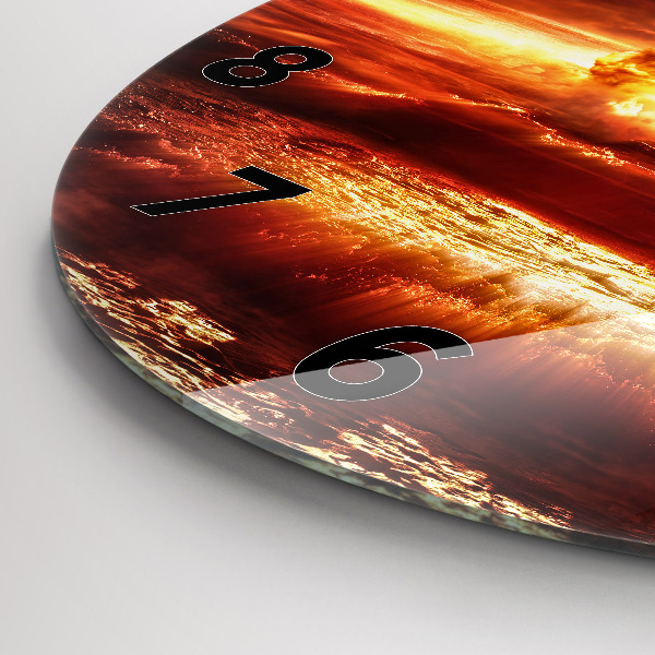 Kerek fali üvegóra Atombomba robbanás