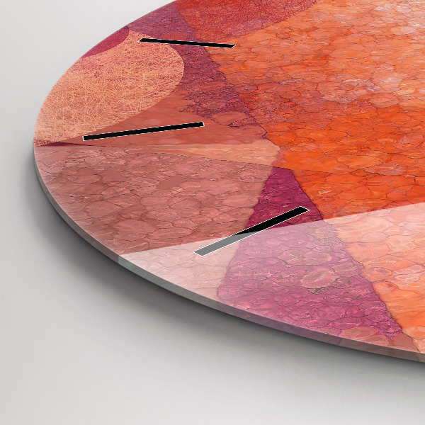 Kerek fali üvegóra Geometriai absztrakció