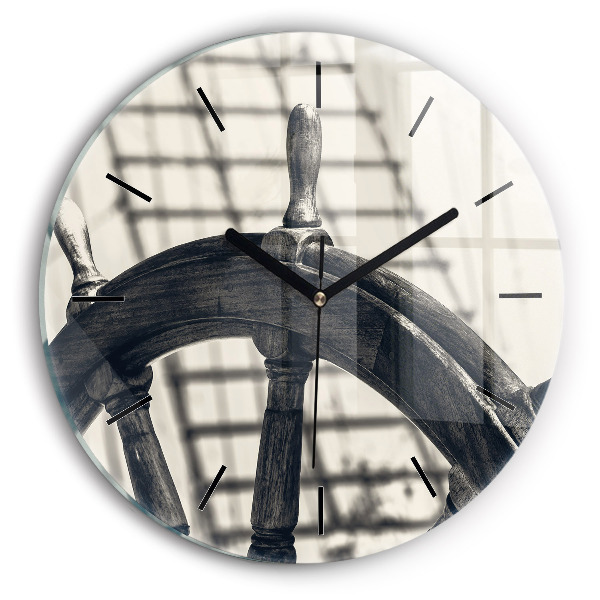 Kerek fali üvegóra Ősi hajó