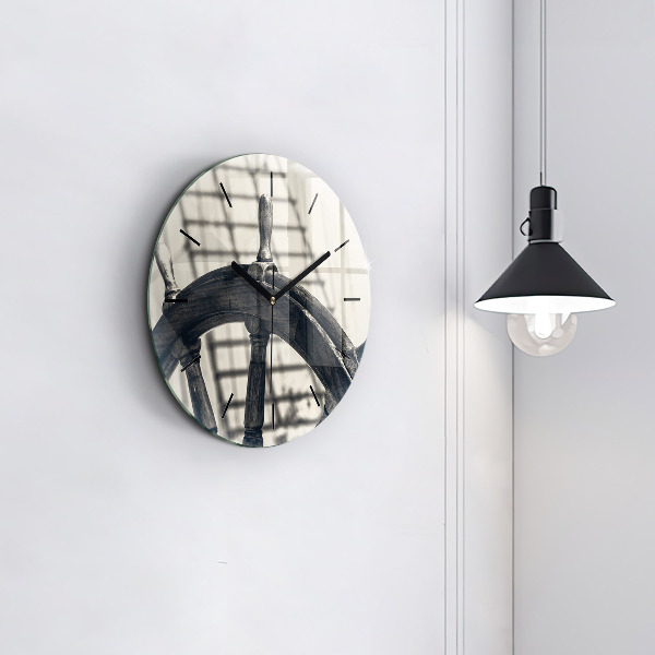 Kerek fali üvegóra Ősi hajó