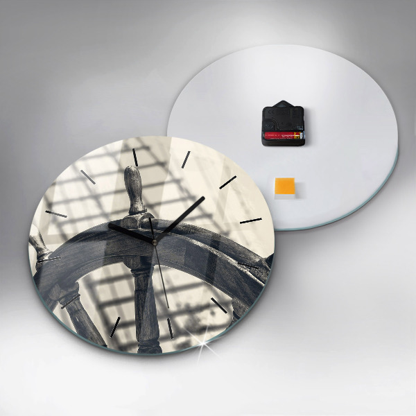 Kerek fali üvegóra Ősi hajó