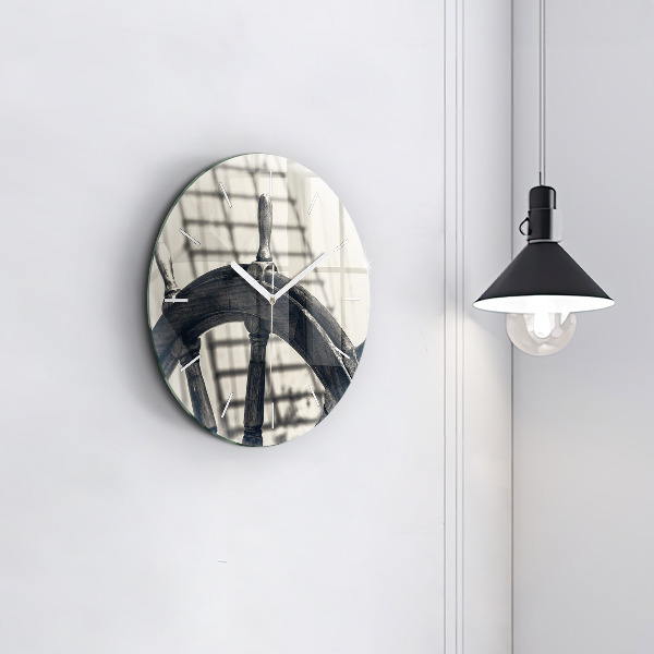 Kerek fali üvegóra Ősi hajó