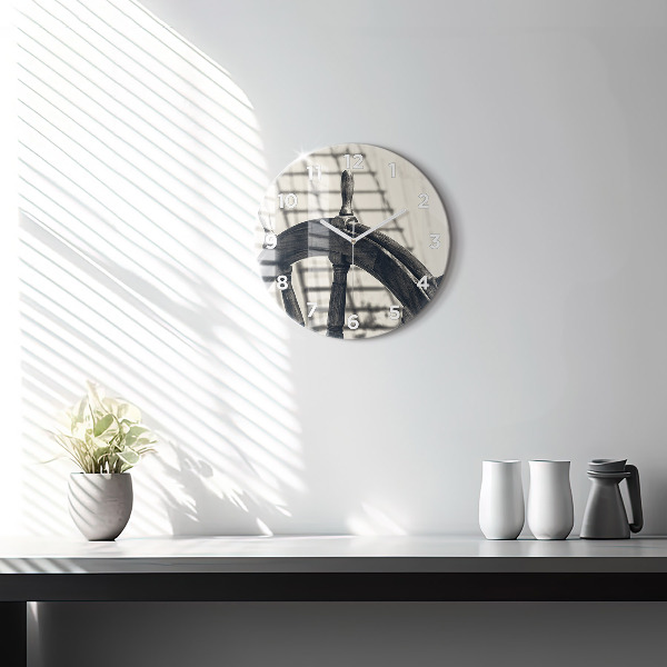 Kerek fali üvegóra Ősi hajó