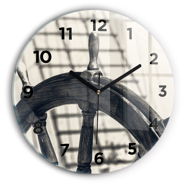 Kerek fali üvegóra Ősi hajó