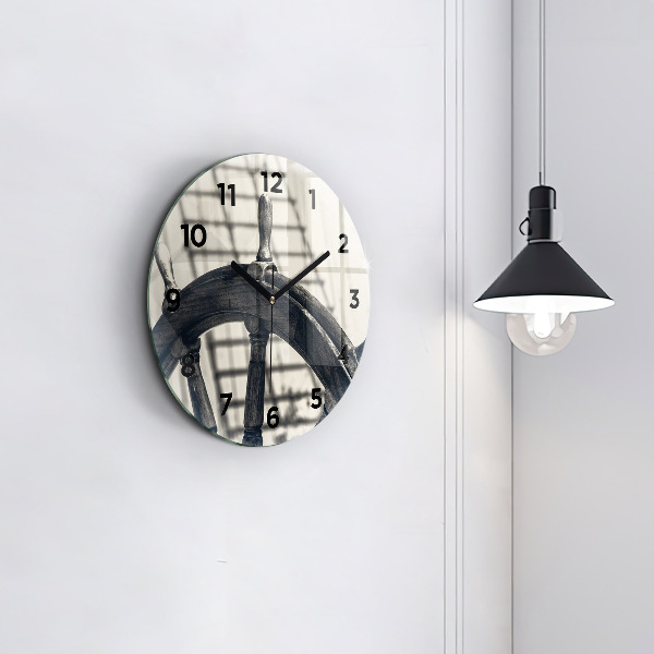 Kerek fali üvegóra Ősi hajó