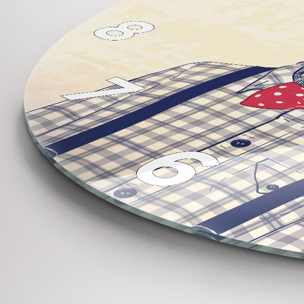 Kerek fali üvegóra Szarvas ingben