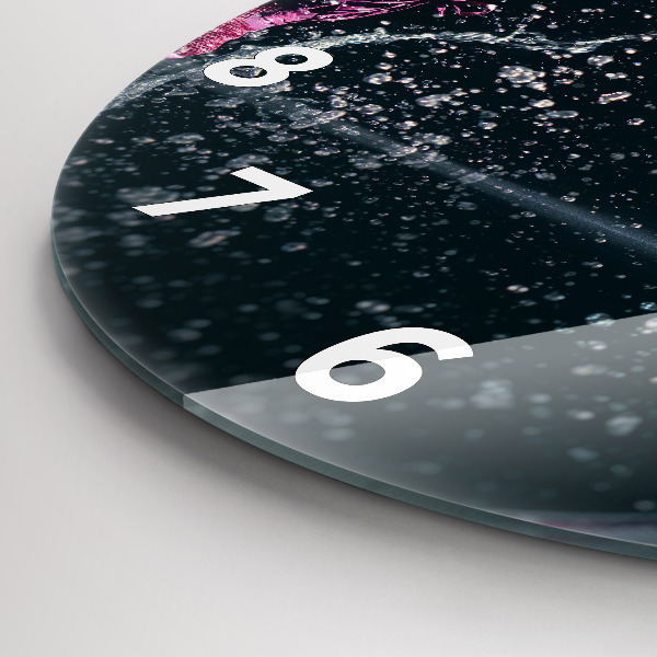 Kerek fali üvegóra Egészséges életmód - futás