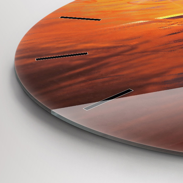 Kerek fali üvegóra Lovag karddal