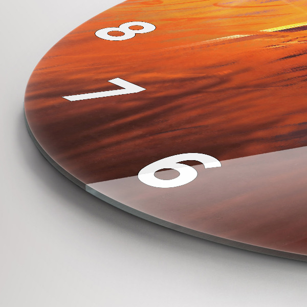 Kerek fali üvegóra Lovag karddal