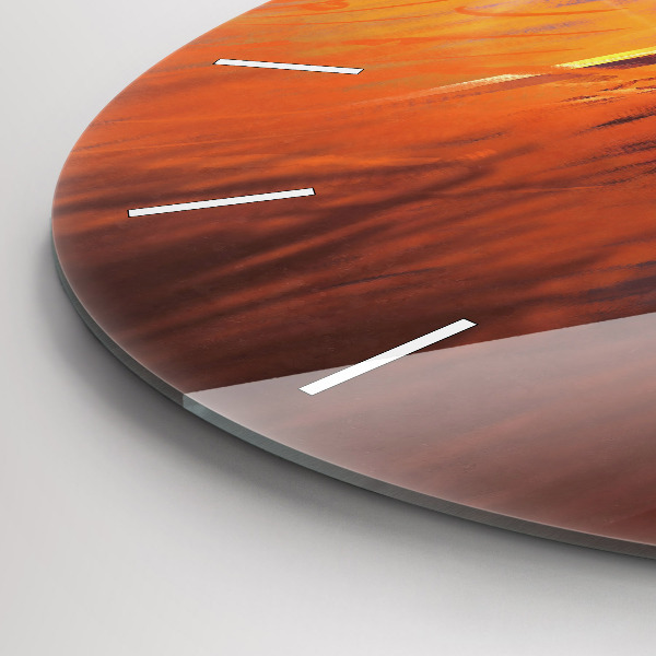 Kerek fali üvegóra Lovag karddal