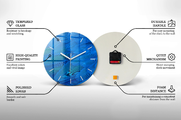 Kerek fali üvegóra Fonott kosár játékokkal