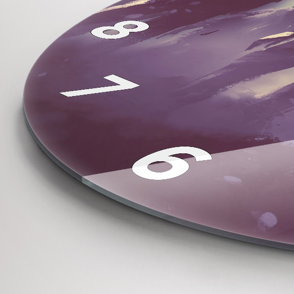 Kerek fali üvegóra Zombik éjjel - halloween