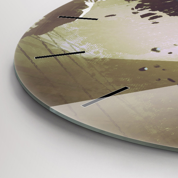 Kerek fali üvegóra Robot vs szamuráj harc