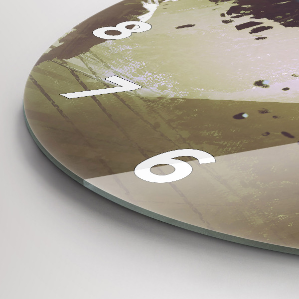 Kerek fali üvegóra Robot vs szamuráj harc