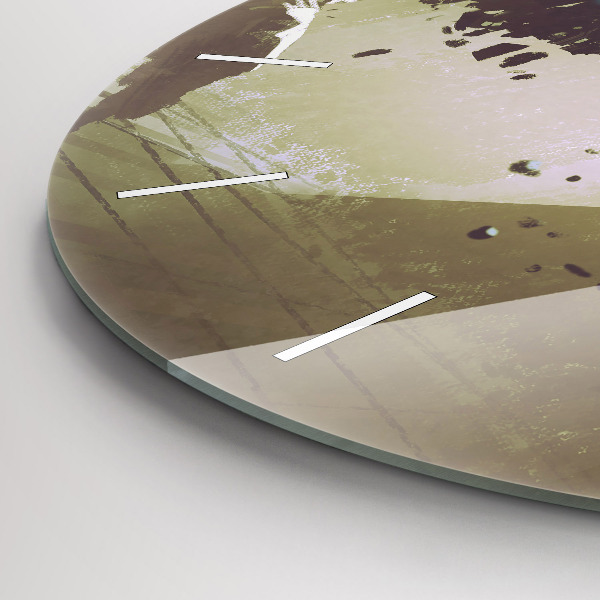 Kerek fali üvegóra Robot vs szamuráj harc