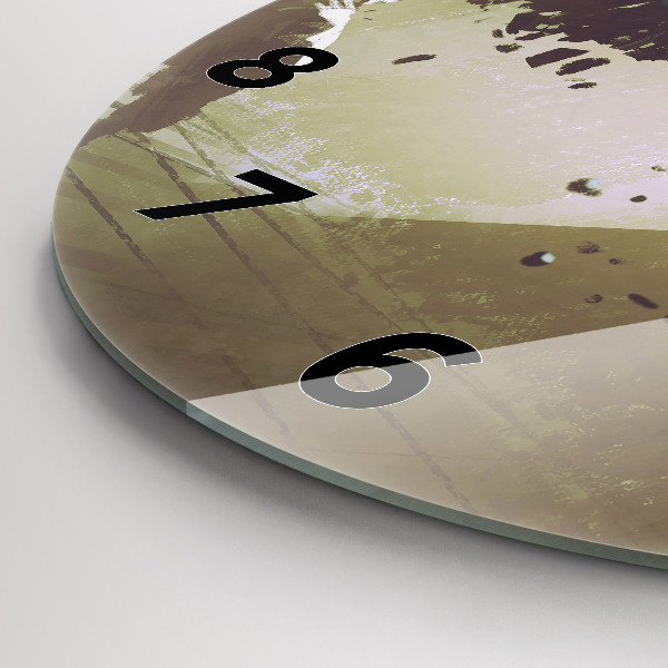 Kerek fali üvegóra Robot vs szamuráj harc