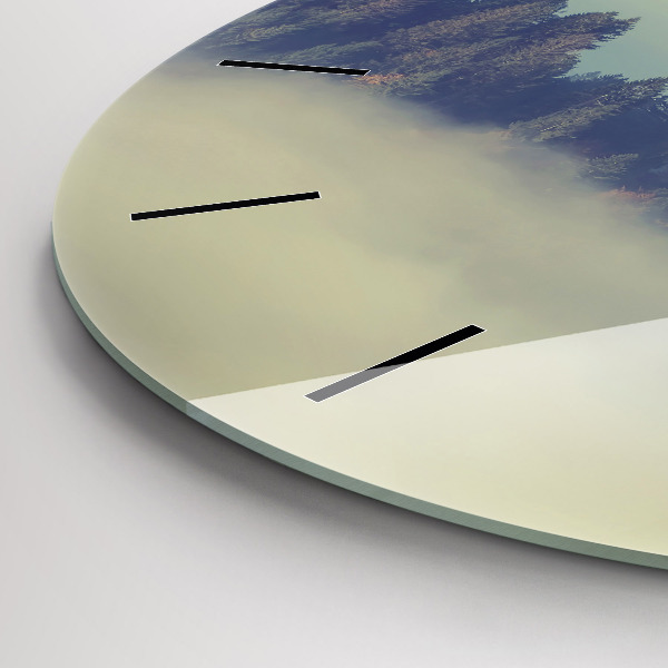 Kerek fali üvegóra Ködös erdei sas