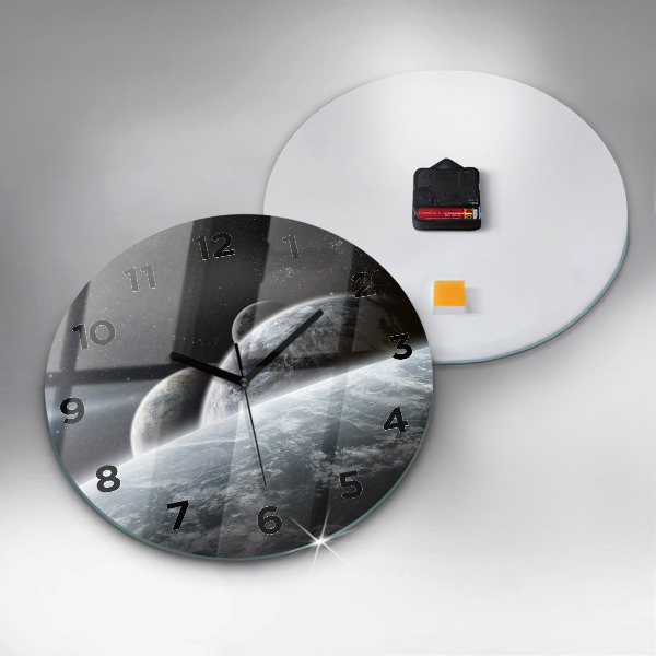 Kerek fali üvegóra Űr és bolygók