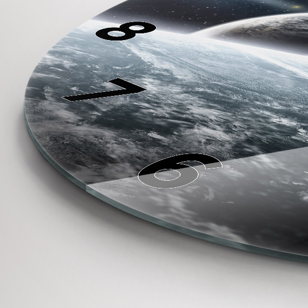 Kerek fali üvegóra Űr és bolygók