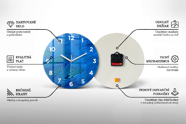 Kerek fali üvegóra Egy nő portréja
