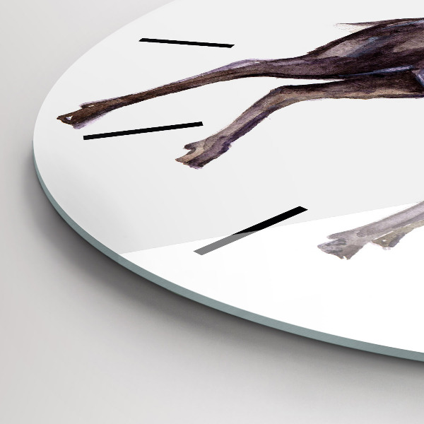 Kerek fali üvegóra A vadon szarvas királya