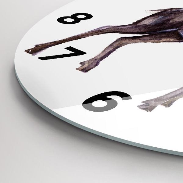 Kerek fali üvegóra A vadon szarvas királya