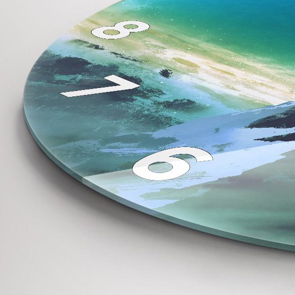 Kerek fali üvegóra Ember a Holdon