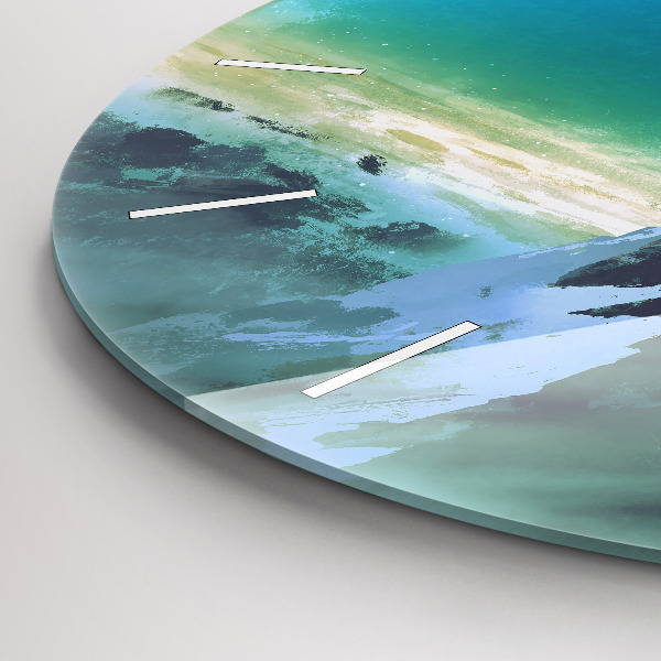 Kerek fali üvegóra Ember a Holdon