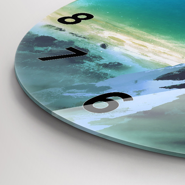 Kerek fali üvegóra Ember a Holdon