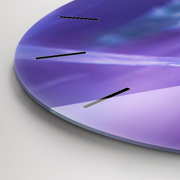 Kerek fali üvegóra Pillangó a fűben