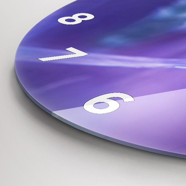 Kerek fali üvegóra Pillangó a fűben