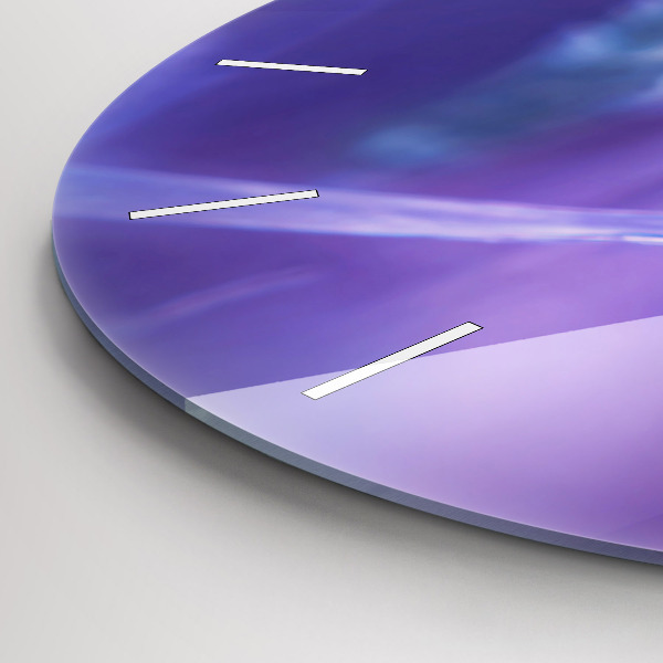 Kerek fali üvegóra Pillangó a fűben