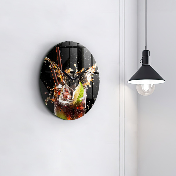 Kerek fali üvegóra Igyál jéggel