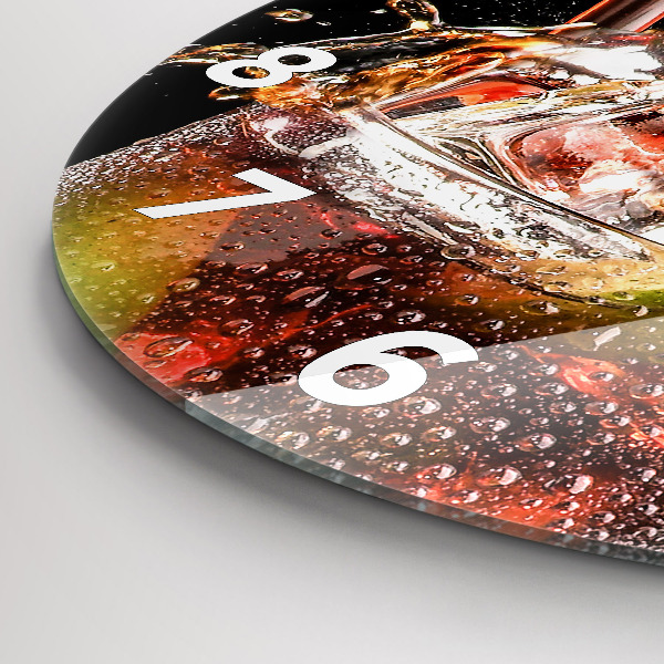 Kerek fali üvegóra Igyál jéggel