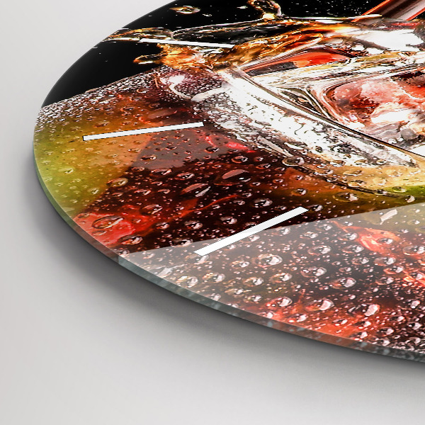 Kerek fali üvegóra Igyál jéggel