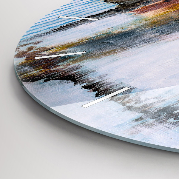 Kerek fali üvegóra Absztrakció