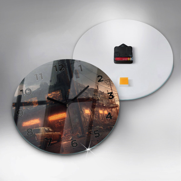 Kerek fali üvegóra Apokaliptikus épület