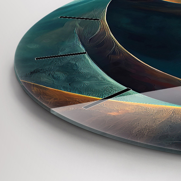 Kerek fali üvegóra Folyó vízesés