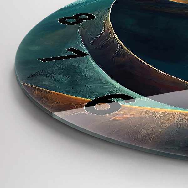 Kerek fali üvegóra Folyó vízesés