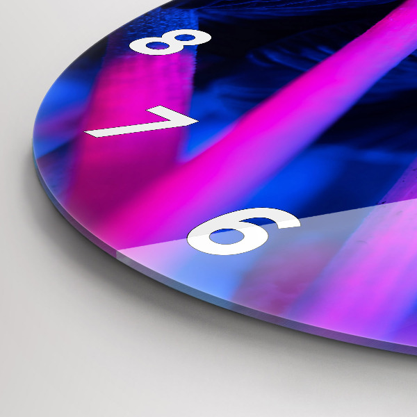 Kerek fali üvegóra Varázslatos színes gombák