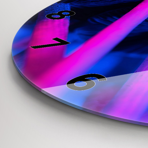 Kerek fali üvegóra Varázslatos színes gombák